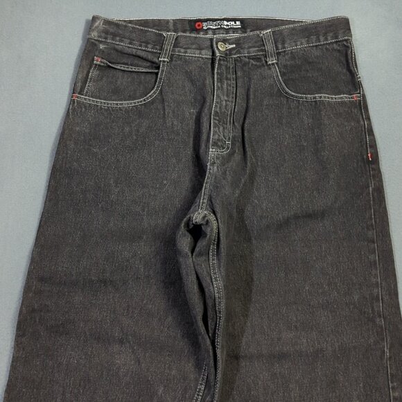 Southpole Jeans Men's 38 Fits 37x31 Black Baggy Denim Authentic Collection Y2K - Picture 6 of 15